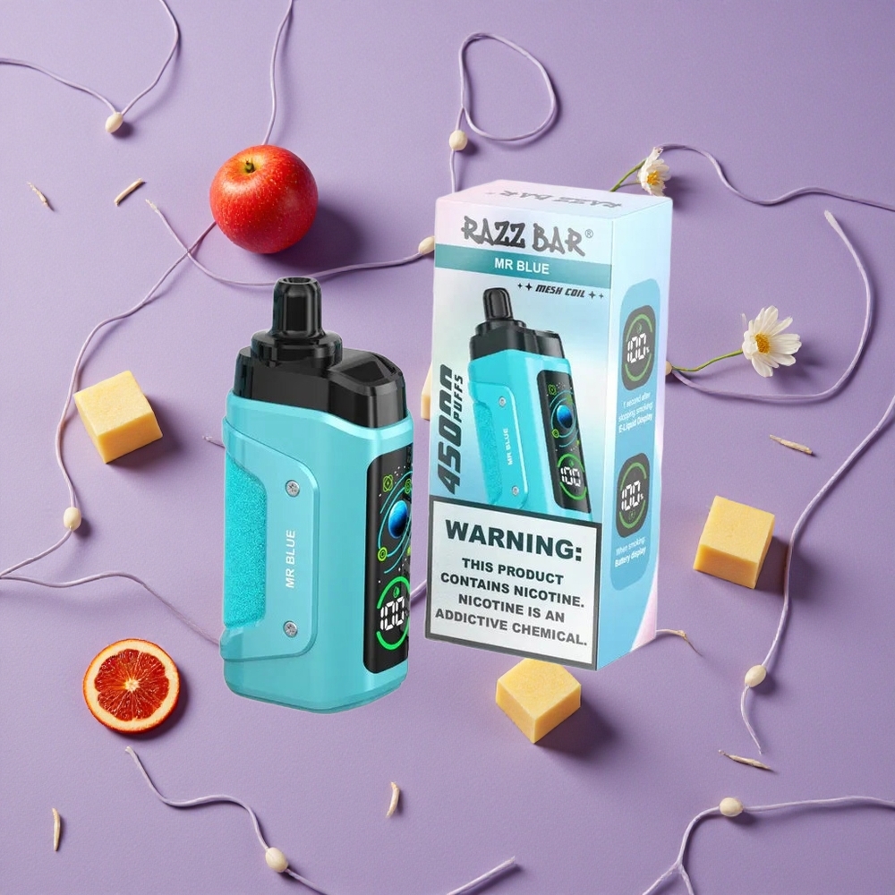 Razz Blue Razz Bar 45000 Puffs Adjustable Airflow New Zealand wholesalers