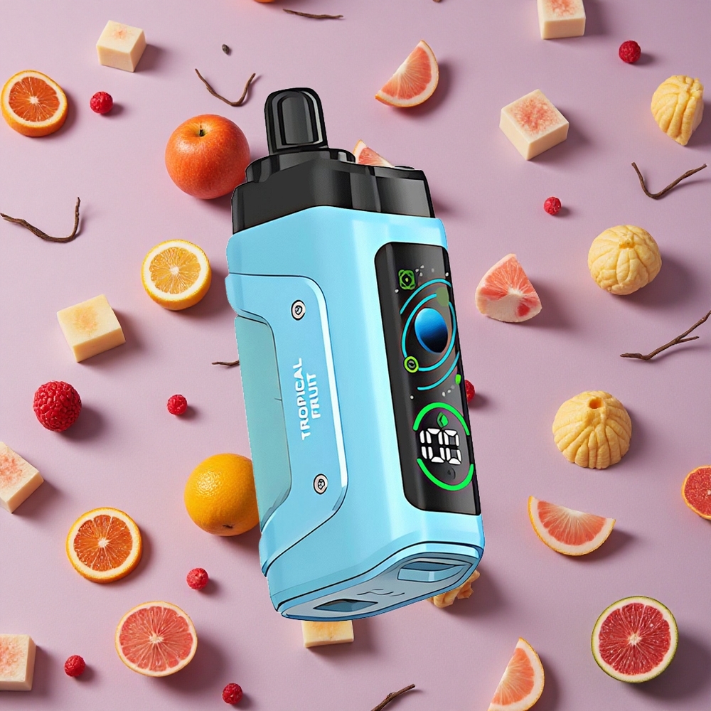 Tropical Fruit Razz Bar 45000 Puffs Adjustable Airflow New Zealand wholesalers
