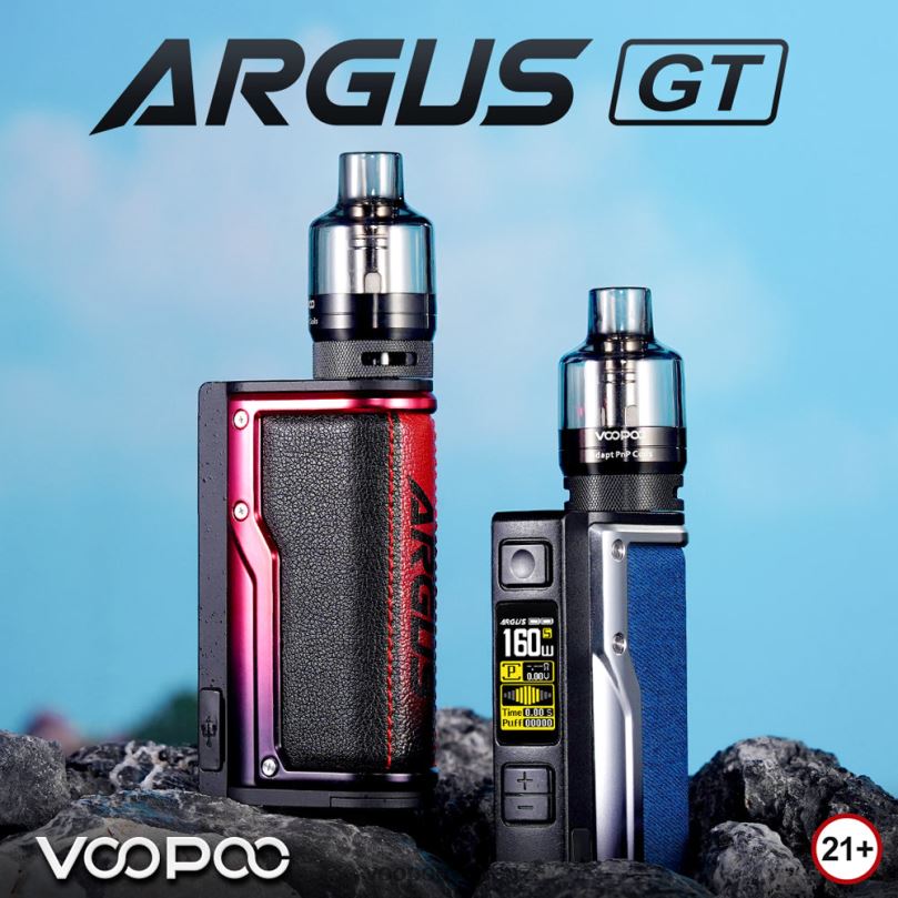 VOOPOO ARGUS GT Box Mod Kit Black & Blue - VOOPOO NZ T8J6V13