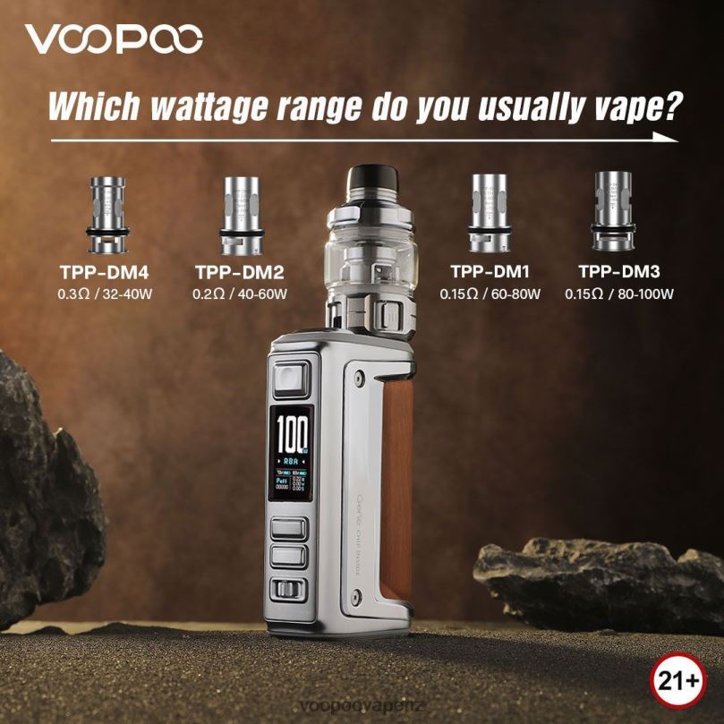 VOOPOO ARGUS GT II Tank Kit Graphite - VOOPOO vape pod T8J6V1