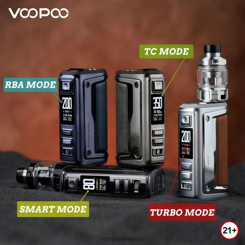 VOOPOO ARGUS GT II Tank Kit Graphite - VOOPOO vape pod T8J6V1