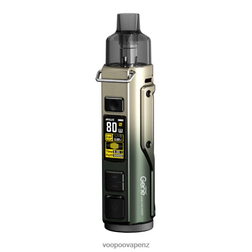 VOOPOO ARGUS PRO Pod Mod Kit Blackish Green Gold - VOOPOO vape Auckland T8J6V30