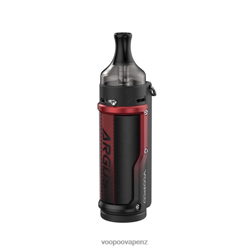 VOOPOO ARGUS Pod Mod Kit Litchi Leather & Red - VOOPOO drag NZ T8J6V75