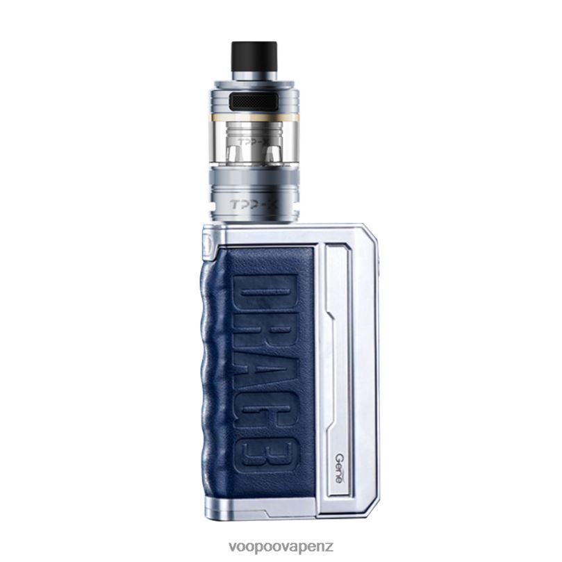 VOOPOO DRAG 3 TPP X Box Mod Kit Silver Dream Blue - VOOPOO vape price T8J6V267