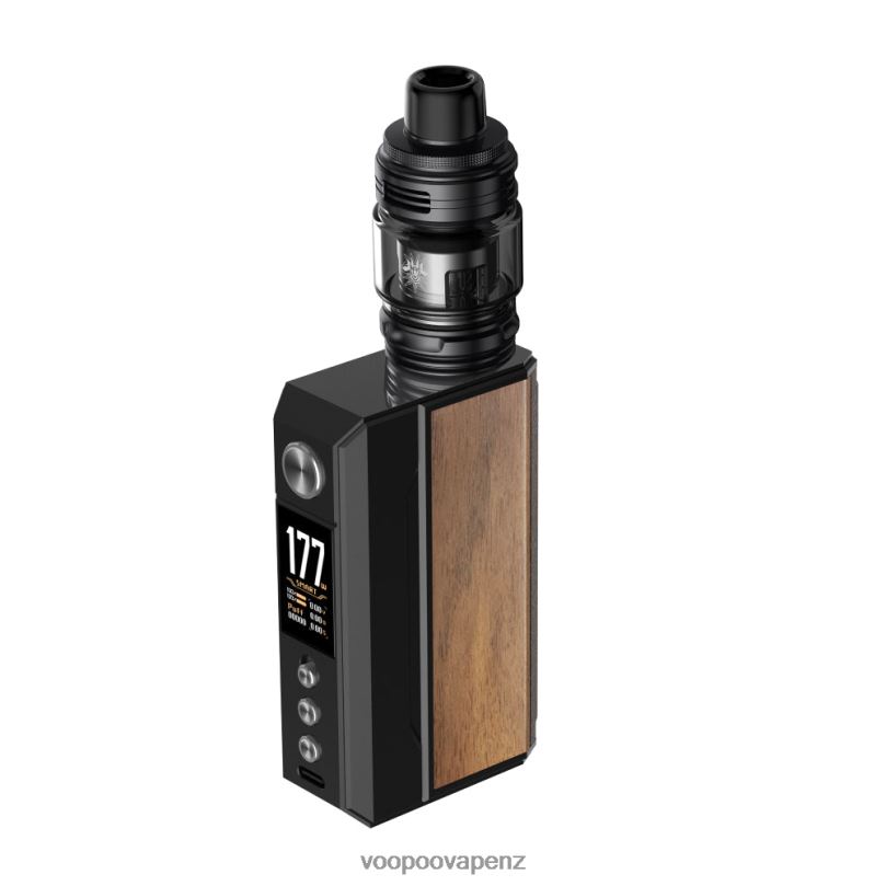 VOOPOO DRAG 4 Kit Black+Walnut - VOOPOO argus NZ T8J6V162