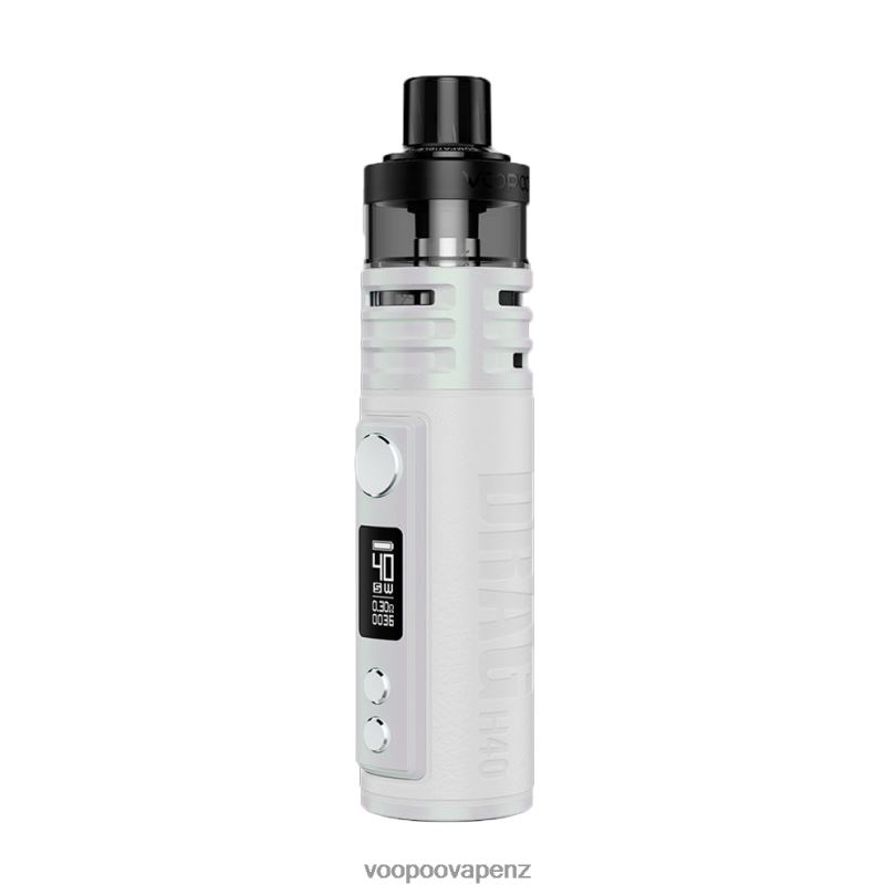 VOOPOO DRAG H40 Pod Mod Silvery White - VOOPOO vape coil T8J6V209