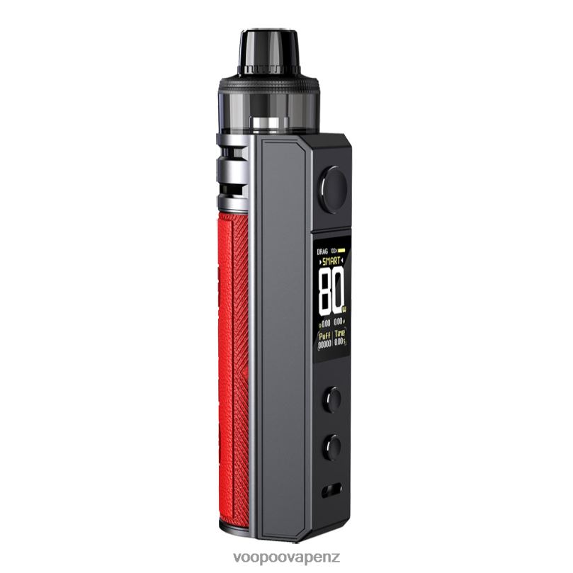 VOOPOO DRAG H80S Pod Kit Red - VOOPOO vape pod T8J6V241