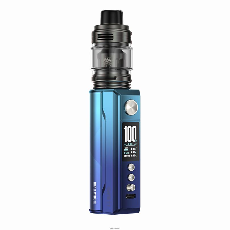 VOOPOO DRAG M100S Mod Device Cyan & Blue - VOOPOO vape price T8J6V277