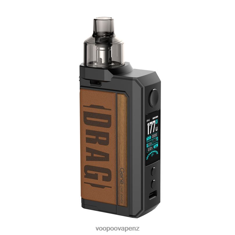 VOOPOO DRAG MAX Mod Device Vintage Brown - VOOPOO vape NZ T8J6V334