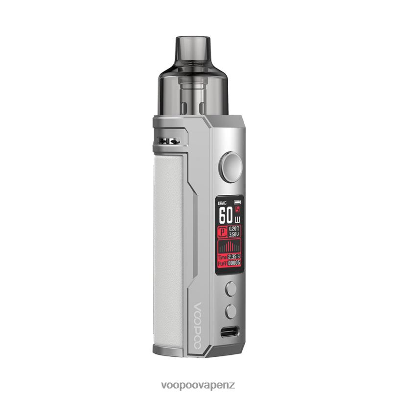 VOOPOO DRAG S Pod Mod Kit Silver White - VOOPOO vape pod T8J6V201