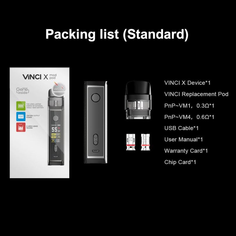VOOPOO VINCI X Mod Pod Kit Carbon Fiber - VOOPOO vinci NZ T8J6V346